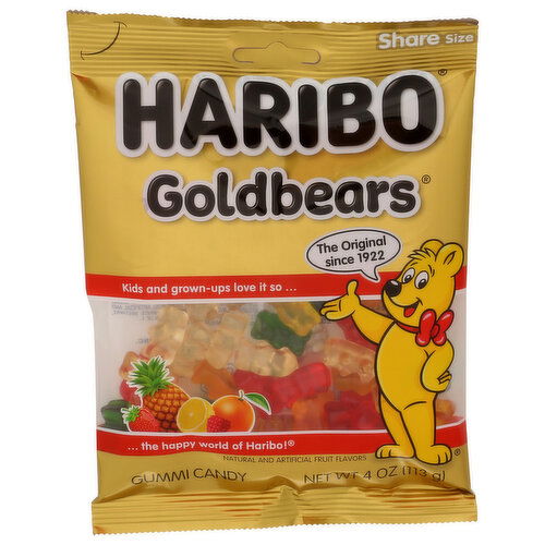 Haribo Gold-Bears Gummi Bears - 4 Ounce