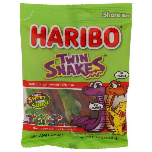 HARIBO Twin Snakes Pb 12x1 Fsc - 4 Ounce