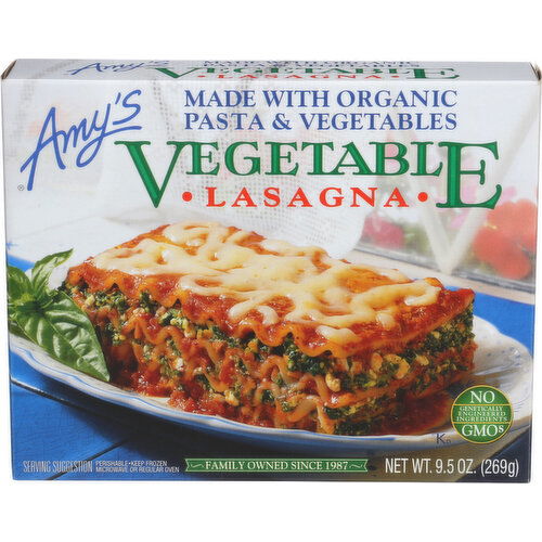 Amy's Lasagna Vegetable - 9.5 Ounce