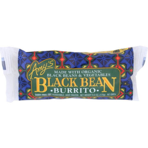 Amy's Black Bean Vegetable Burrito - 6 Ounce