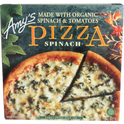Amy's Pizza Spinach - 14 Ounce