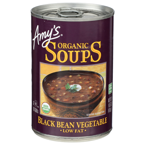 Amy's Black Bean Vegetable Organic Soups - 14.5 Ounce