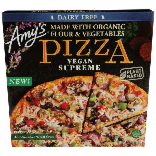 Amy's Vegan Supreme Pizza - 14 Ounce