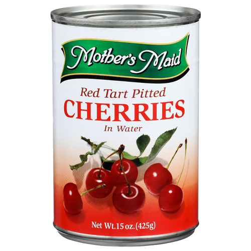 Mother's Maid Red Tart Pitted In Water Cherries - 15 Ounce