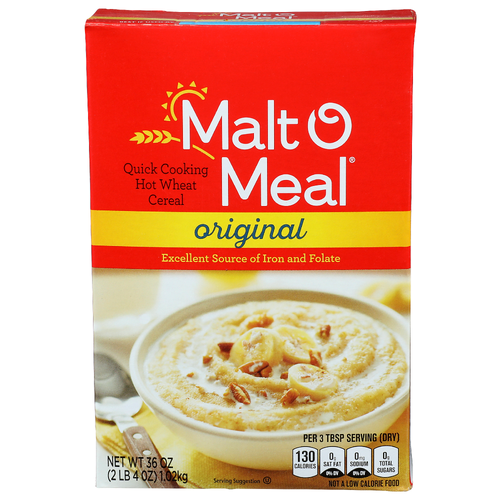 Malt O Meal Original Quick Cooking Hot Wheat Cereal - 36 Ounce
