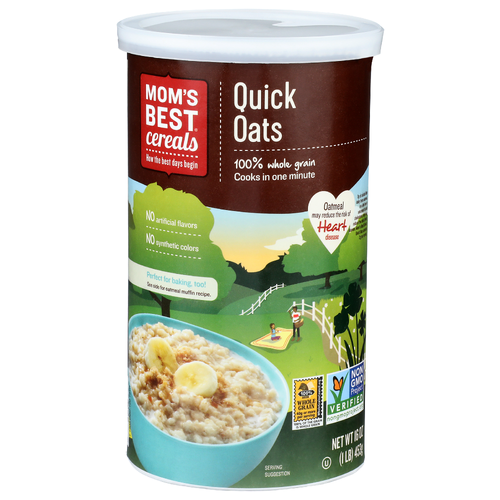 Mom's Best Cereals Quick Oats - 16 Ounce