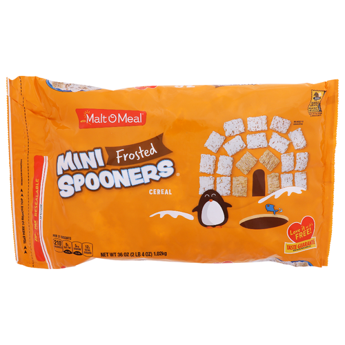 Malt O Meal Frosted Mini Spooners - 36 Ounce