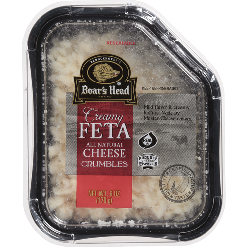 Boar's Head Creamy Feta Cheese Crumbles - 6 Ounce Image 1 of 4
