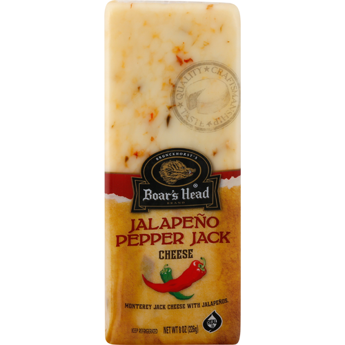Boar's Head Jalapeno Pepper Jack Cheese - 8 Ounce Image 1 of 4