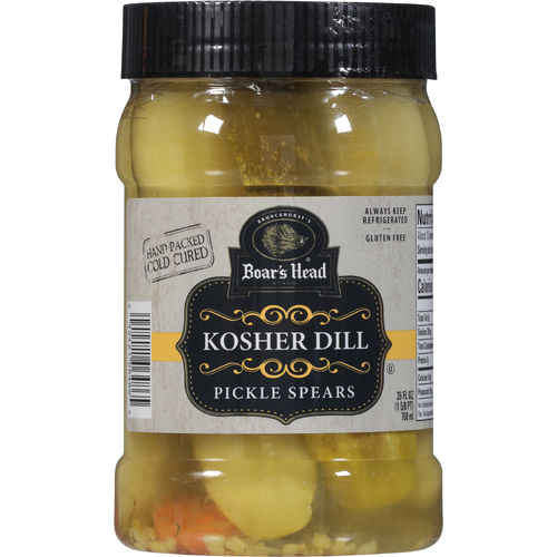 Boar's Head Kosher Dill Pickle Spears - 26 Fluid Ounce Image 1 of 4