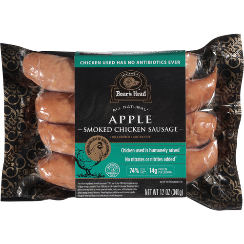 Boar's Head Honeycrisp Apple Chicken Sausage - 12 Ounce Image 1 of 4
