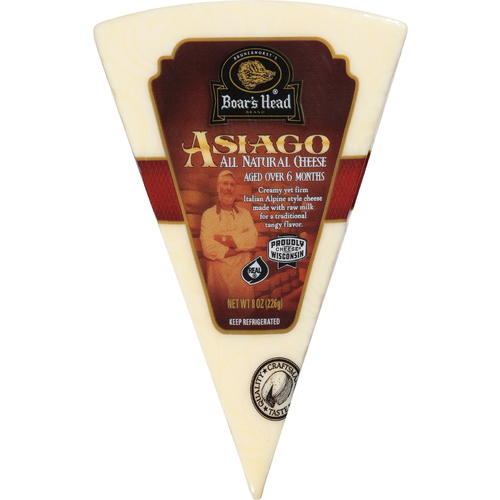 Boar's Head Asiago Cheese - 8 Ounce Image 1 of 4