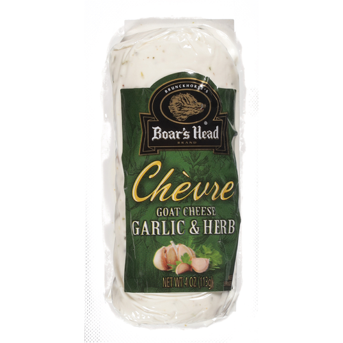 Boar's Head Garlic & Herb Chevre Goat Cheese - 4 Ounce Image 1 of 4