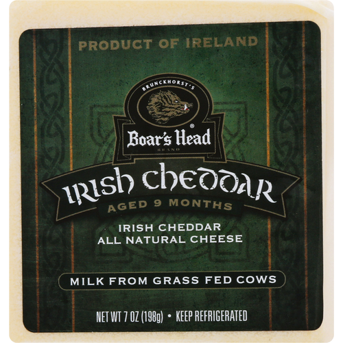 Boar's Head Irish Cheddar Cheese - 7 Ounce Image 1 of 4