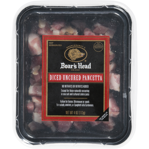 Boar's Head Diced Pancetta - 4 Ounce Image 1 of 4