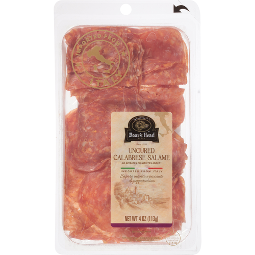 Boar's Head Uncured Calabrese Salame - 4 Ounce Image 1 of 4