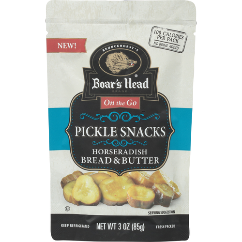 Boar's Head Horseradish Bread & Butter Pickle Snacks - 3 Ounce Image 1 of 4