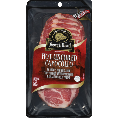 Boar's Head Hot Uncured Capocollo - 3 Ounce Image 1 of 4