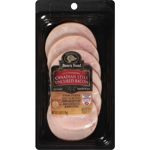 Boar's Head Canadian Bacon - 6 Ounce Image 1 of 4