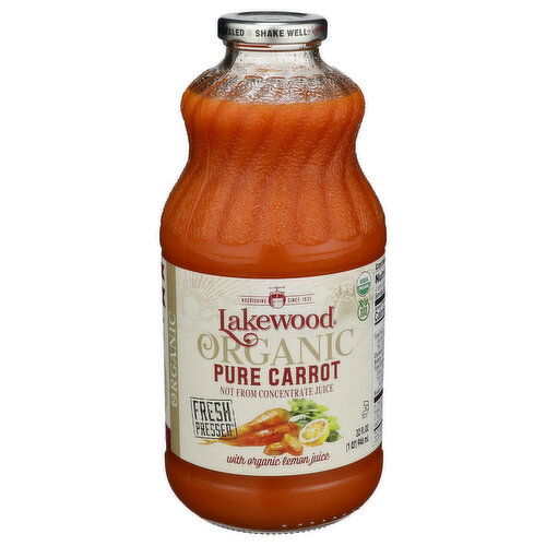 Lakewood Carrot Organic Juice Pure Og - 32 Fluid Ounce