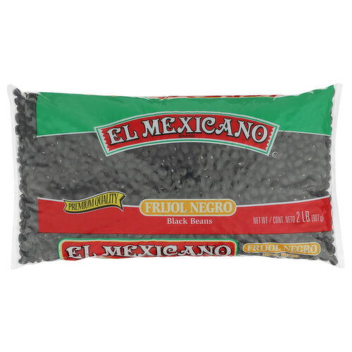 El Mexicano Beans Black - 2 Pound