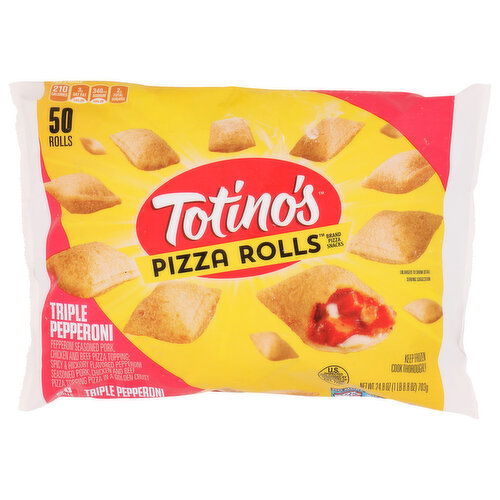 Totino's Triple Pepperoni Pizza Rolls - 0.496 Ounce - 50 Count