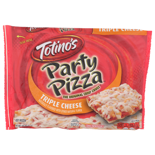 Totino's Triple Cheese Party Pizza - 9.8 Ounce