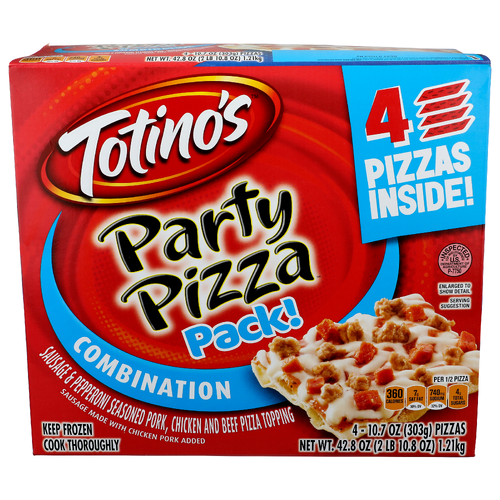 Totino's Party Pizza Pack! - 10.7 Ounce - 4 Count