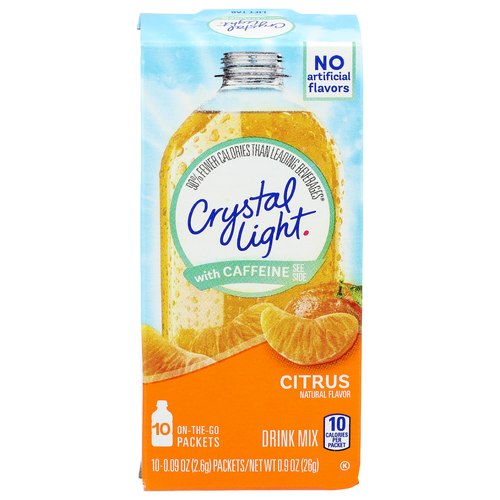 Crystal Light Drink Mix Citrus - 0.09 Ounce - 10 Count