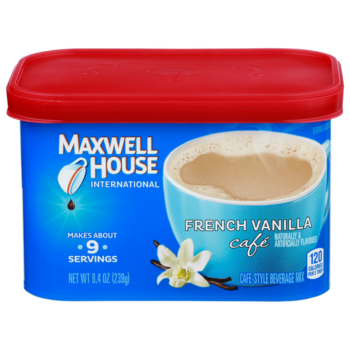 Maxwell House French Vanilla Cafe Style Beverage Mix - 8.4 Ounce