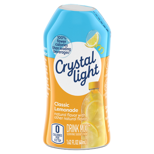 Crystal Light Classic Lemonade Naturally Flavored Liquid Drink Mix, Bottle - 1.62 Fluid Ounce