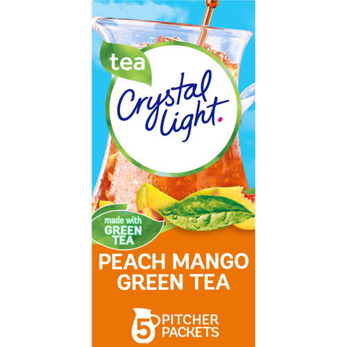Crystal Light Drink Mix Peach Mango Green Tea - 1.85 Ounce Image 1 of 5