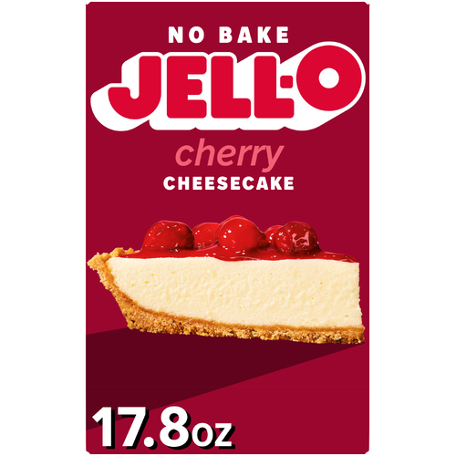 Jell-O Cherry Cheesecake No Bake Dessert Kit - 17.8 Ounce Image 1 of 5