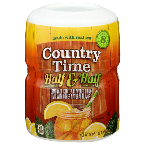Country Time Lemonade Half Lemonade & Half Iced Tea - 19 Fluid Ounce