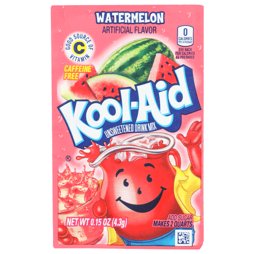 Kool-Aid Watermelon Unsweetened Drink Mix - 0.15 Ounce