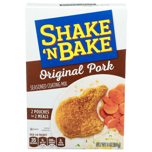 Shake 'N Bake Original Pork 'n Seasoned Coating Mix - 2.5 Ounce - 2 Count
