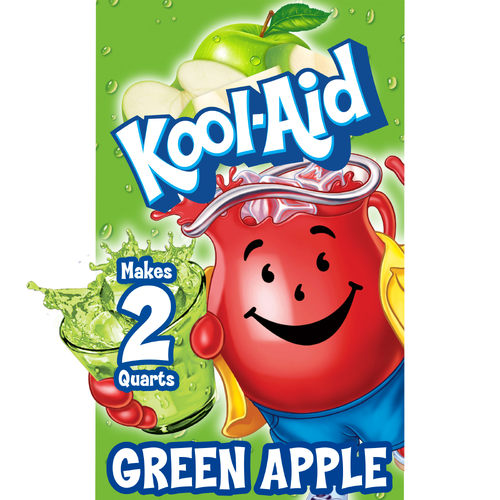 Kool-Aid Green Apple Unsweetened Drink Mix - 0.22 Ounce Image 1 of 5