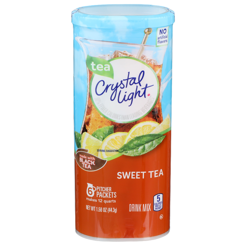 Crystal Light Drink Mix Sweet Tea - 0.26 Ounce - 6 Count