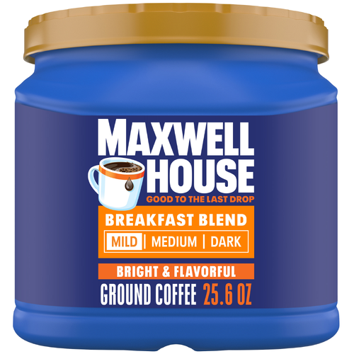 Maxwell House Breakfast Blend Light Ground Coffee - 25.6 Ounce Image 1 of 3