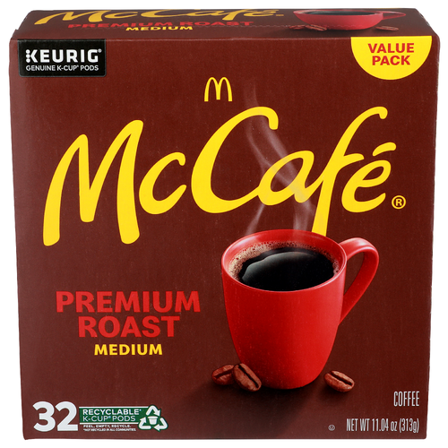 Mccafe Medium Premium Roast Coffee - 0.345 Ounce - 32 Count