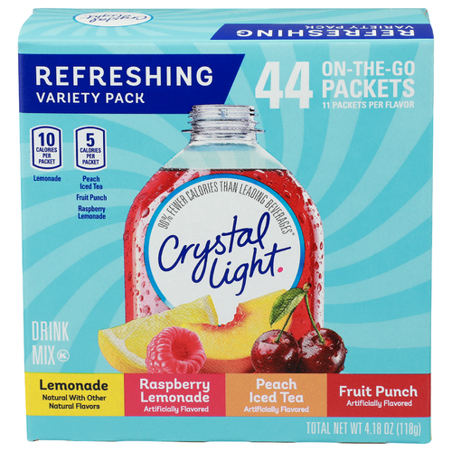 Crystal Light Drink Mix - 0.095 Ounce - 44 Count