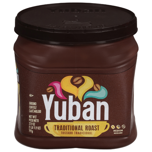 Yuban Traditional Roast Ground Coffee, Canister - 27.9 Ounce