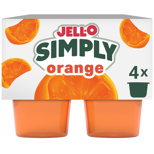 Jell-O Simply Gelatin Snack Cups - 13.5 Ounce