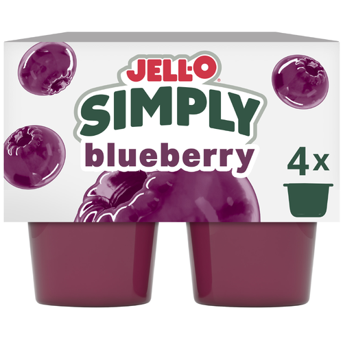 Jell-O Simply Gelatin Snack Cups - 13.5 Ounce