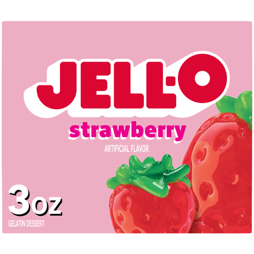 Jell-O Strawberry Gelatin Dessert - 3 Ounce Image 1 of 5