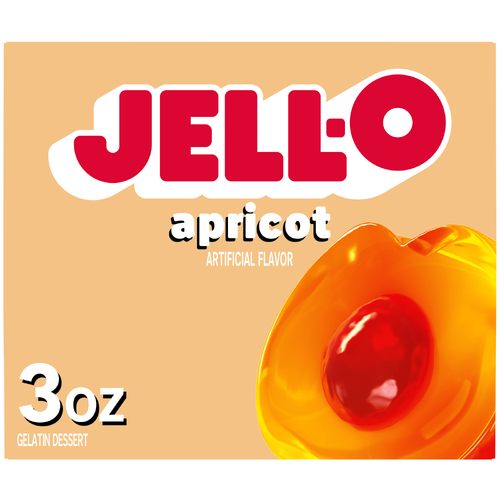 Jell-O Apricot Gelatin Dessert - 3 Ounce Image 1 of 5