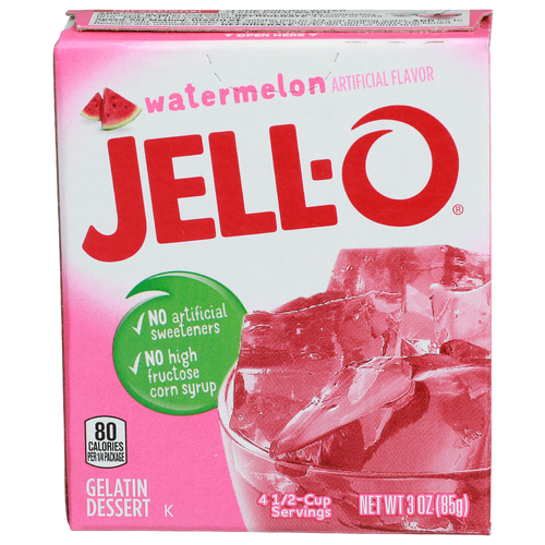 Jell-O Watermelon Gelatin Dessert - 3 Ounce