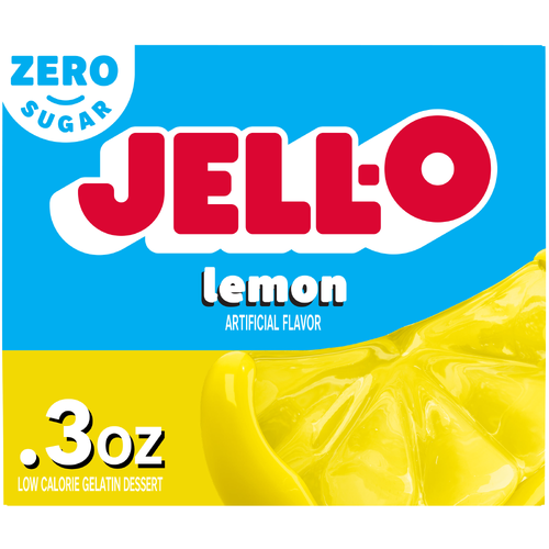 Jell-O Lemon Gelatin Dessert - 0.3 Ounce Image 1 of 5