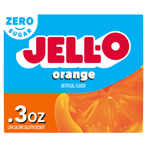 Jell-O Orange Gelatin Dessert - 0.3 Ounce Image 1 of 5