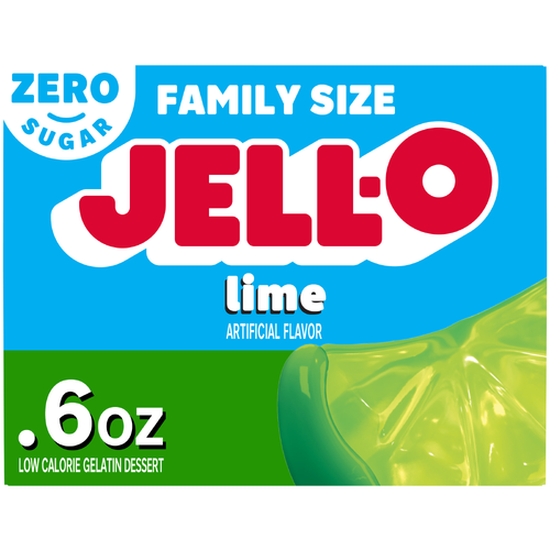Jell-O Lime Gelatin Dessert - 0.6 Ounce Image 1 of 5